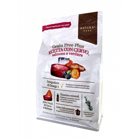 Cervo e Salmone Grain Free...